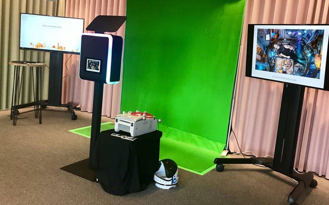 Green Screen Booth for Google HQ London