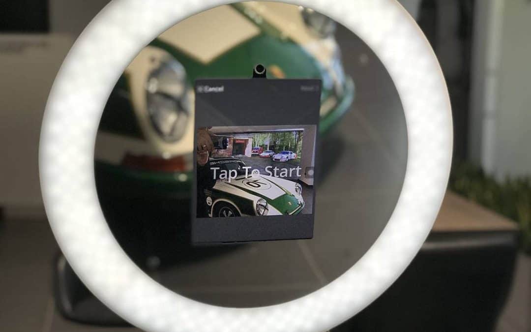 Gif Booth with new Print and Share Station for Porsche Silverstone