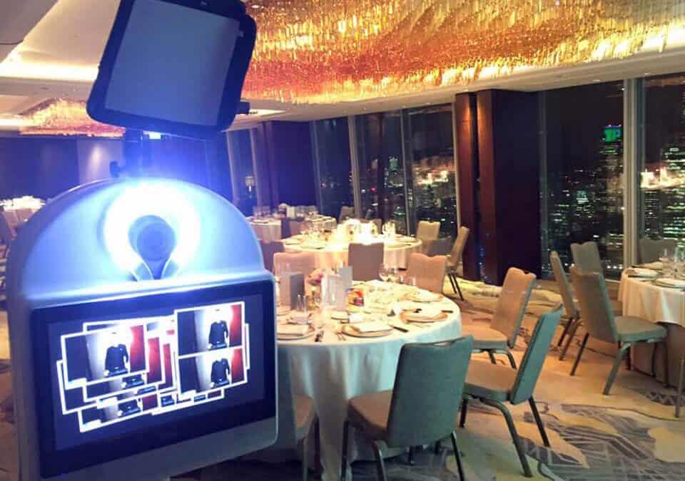 Our Photostation at the Benson Elliot Annual dinner – The Shard