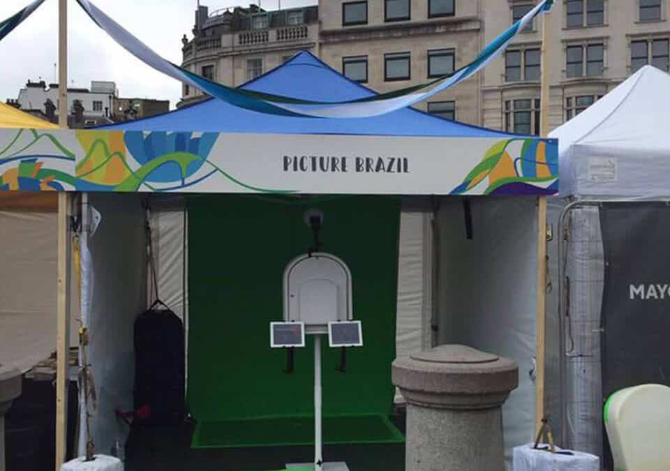 Green Screen Photo Booth at Brazil Day 2016