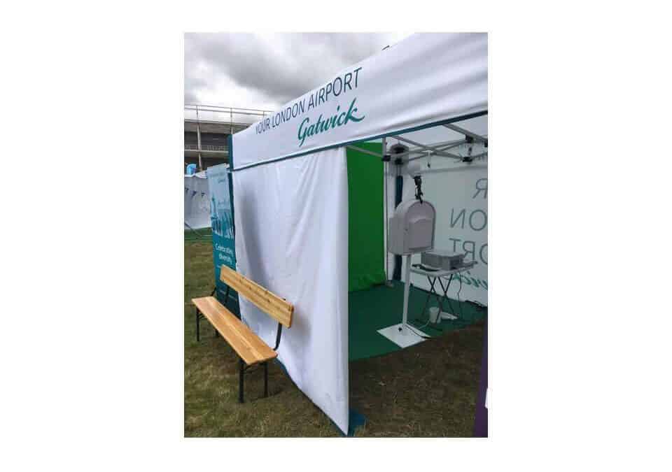 Green Screen Photo Booth at Parallel London with Gatwick Airport