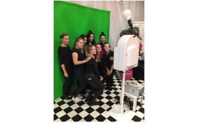 Green Screen Photobooth for Fabulous Magazine at Camber Sands
