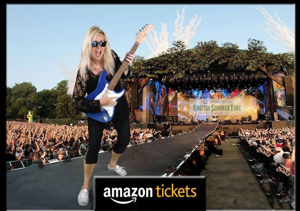 Live Green Screen Video at all the Hyde Park concerts for Amazon