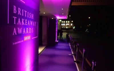 Event Photography with a difference for the British Takeaway Awards with JustEat