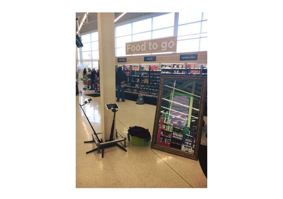 Magic Mirror at Asda Andover Magical Day