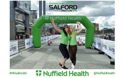 Green screen photos and live social media uploads for Nuffield Health