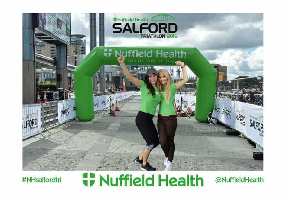 Green screen photos and live social media uploads for Nuffield Health