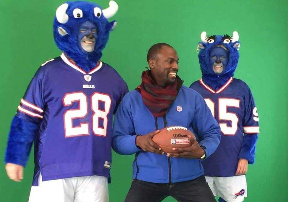 QR Codes with Live Green Screen Video at the NFL Wembley