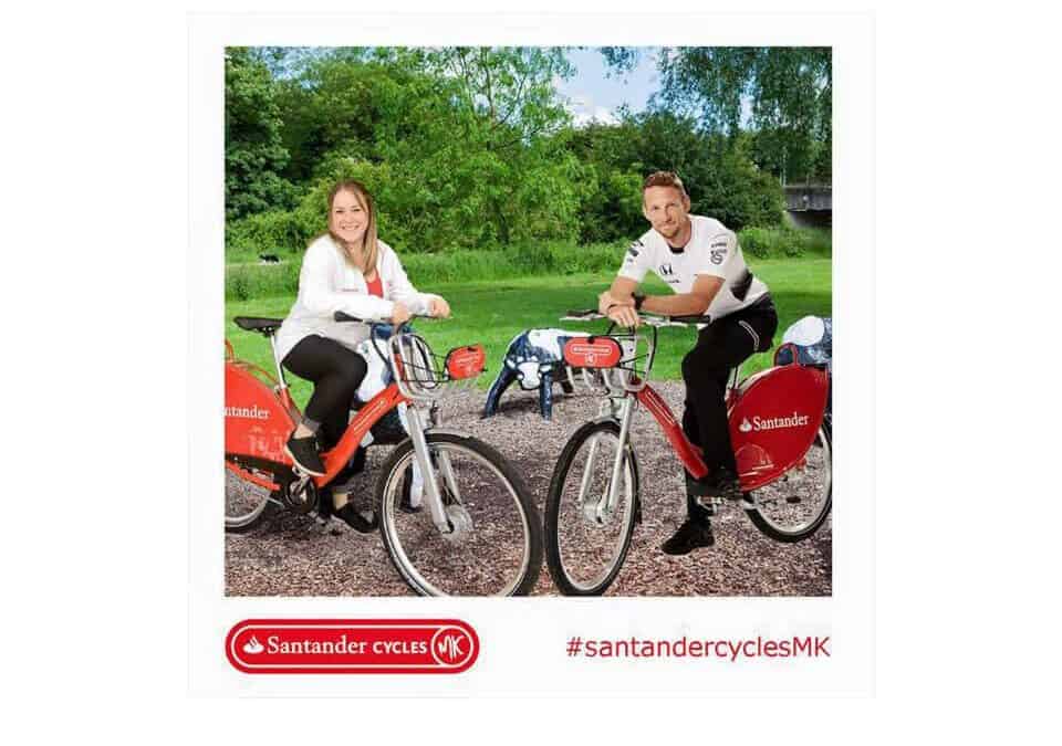 Santander Cycles Milton Keynes Green Screen Launch with Heart FM