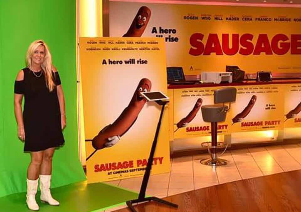 Green Screen Photography at the Sausage Party Multimedia Screening in Leicester Square
