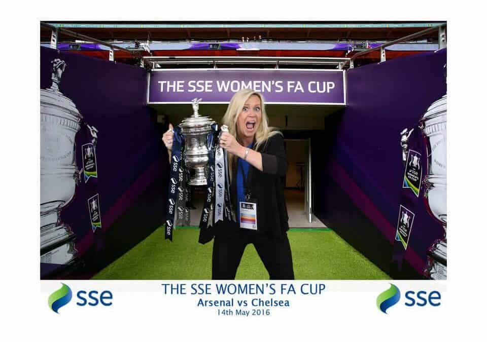 FA Cup Wembley Green Screen Photography