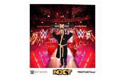 WWE NXT UK Tour Green Screen at Download Festival 2016