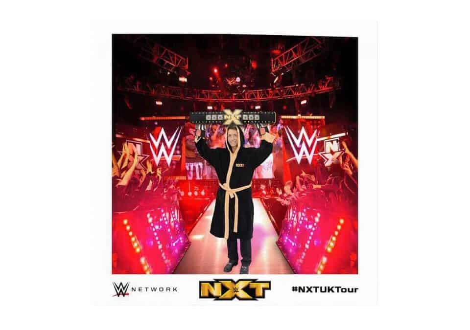 WWE NXT UK Tour Green Screen at Download Festival 2016