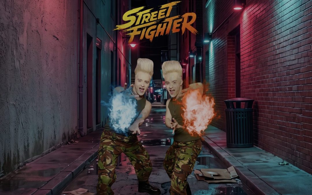 AI Photo Booth at the Street Fighter Movie Launch Party, NQ64 Soho